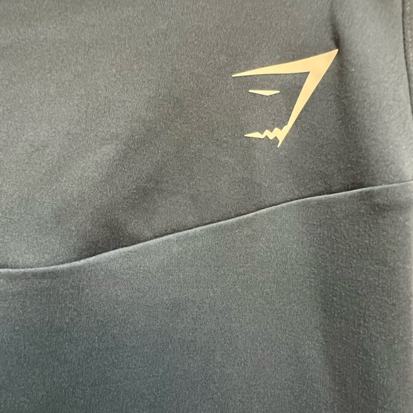 Gymshark Vital Seamless High Waist Leggings Teal Green Logo‎ Size L - Picture 4 of 6